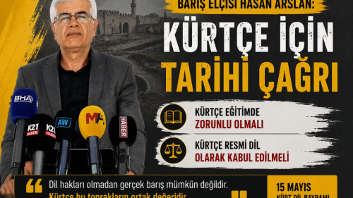Barış Elçisi Arslan'dan Kürtçe İçin Toplumsal Barış Vurgusu